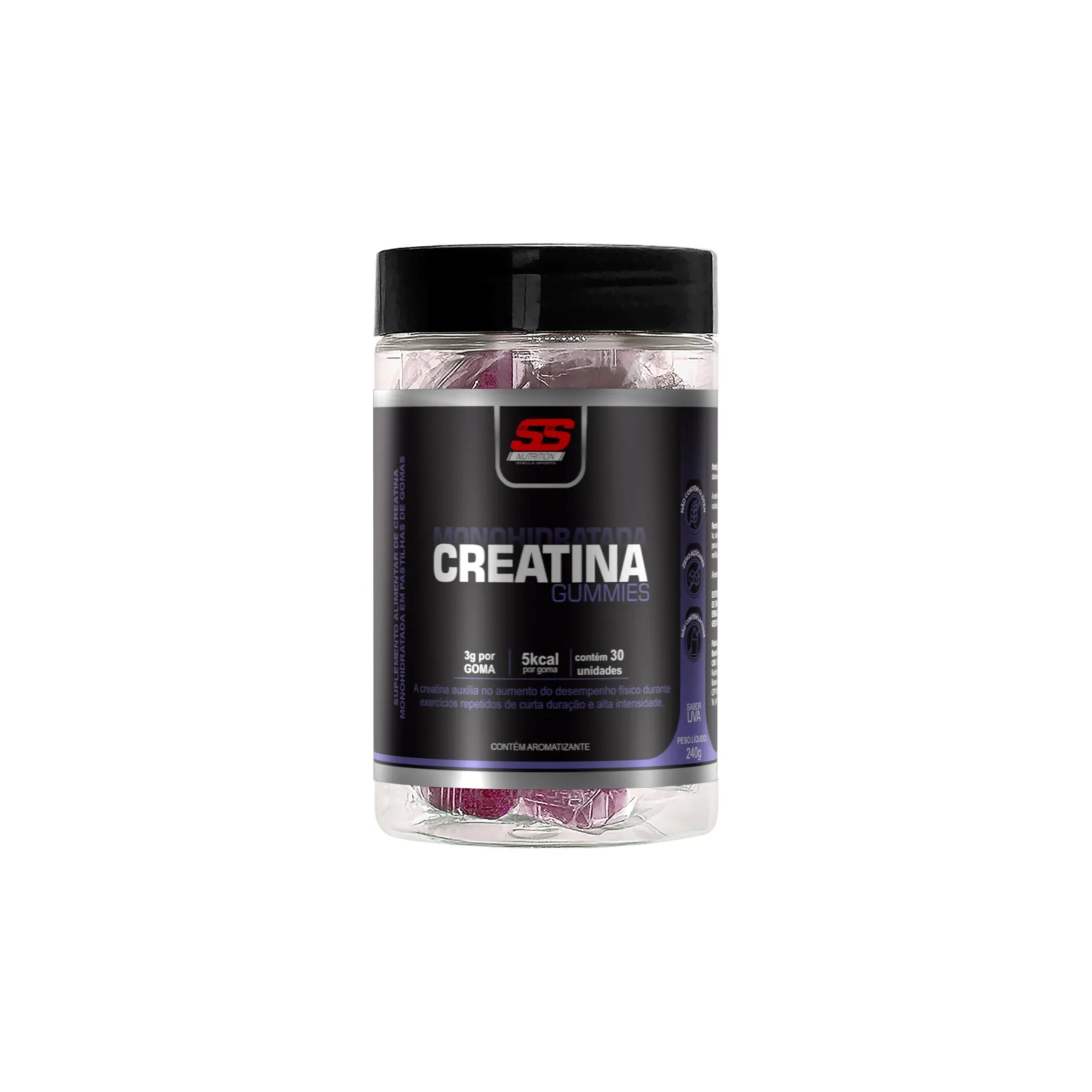 Creatina Gummies SS Nutrition – Sabor Uva